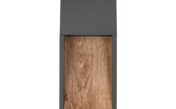 Vägglampor Utomhus<Trio Lighting Salmon Vägglampa LED trä/antracit IP44