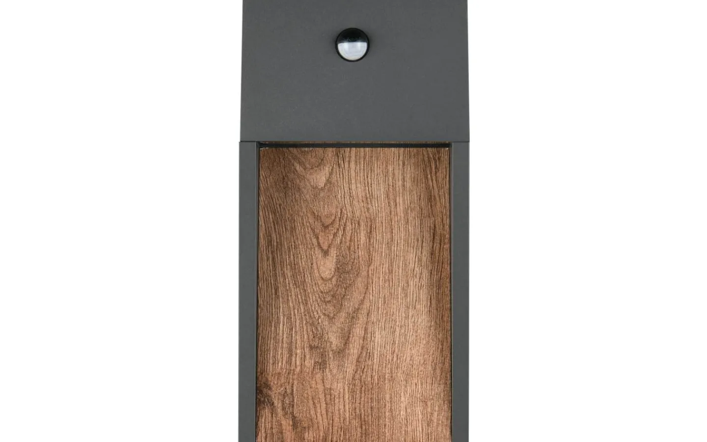 Trio Lighting Salmon Vägglampa LED trä/antracit rörelsesensor IP44* Vägglampor Utomhus