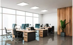 Led Paneler|Plafonder<Eglo Salobrena LED-Panel 45x45cm utv/inf med fjärrkontroll LED RGBW 21W Vit