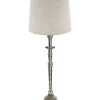 Bordslampor<PR Home Salong Bordslampa 55cm Antiksilver