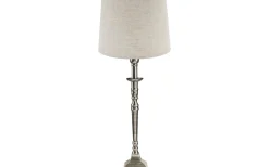 Bordslampor<PR Home Salong Bordslampa 55cm Antiksilver