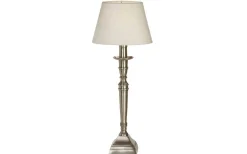 PR Home Salong Lampfot Metall 33cm Antiksilver* Lampfötter
