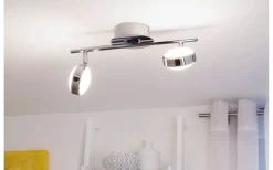 Salto Takspotlight 36cm LED 3000K 2x5,4W Krom