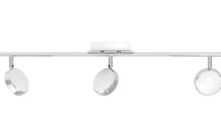 Avlånga Takspotlights|Takspot Med 3 Lampor<Eglo Salto Takspotlight 56cm LED 3000K 3x5,4W Krom