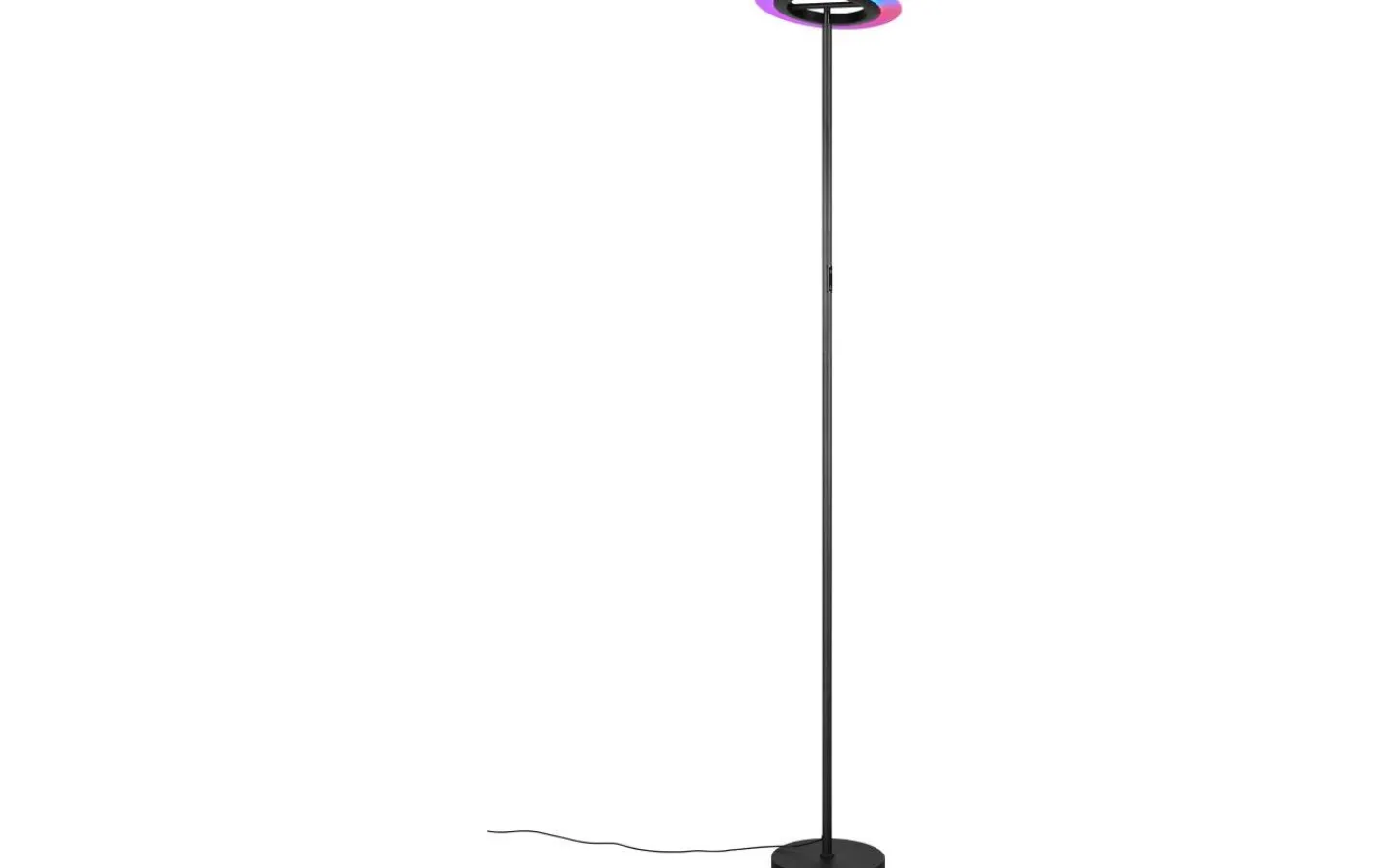 Reality Samba Golvlampa LED mattsvart RGB* Uplight