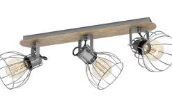 Eglo Sambatello Takspotlight 58cm Brun* Avlånga Takspotlights|Takspot Med 3 Lampor