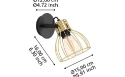 Eglo Sambatello Vägglampa Guldfärgad* Läslampor