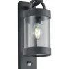 Trio Lighting Sambesi Vägglampa E27 antracit rörelsesensor IP44* Vägglyktor|Vägglampor Utomhus