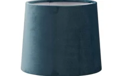 Oriva Sammet Lampskärm Ø25cm Petrol* Enfärgade Runda Lampskärmar