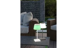 Uppladdningsbara Lampor Utomhus|Uppladdningsbara Lampor Utomhus<Reality Sanchez Laddbar Bordslampa LED RGBW Vit IP44