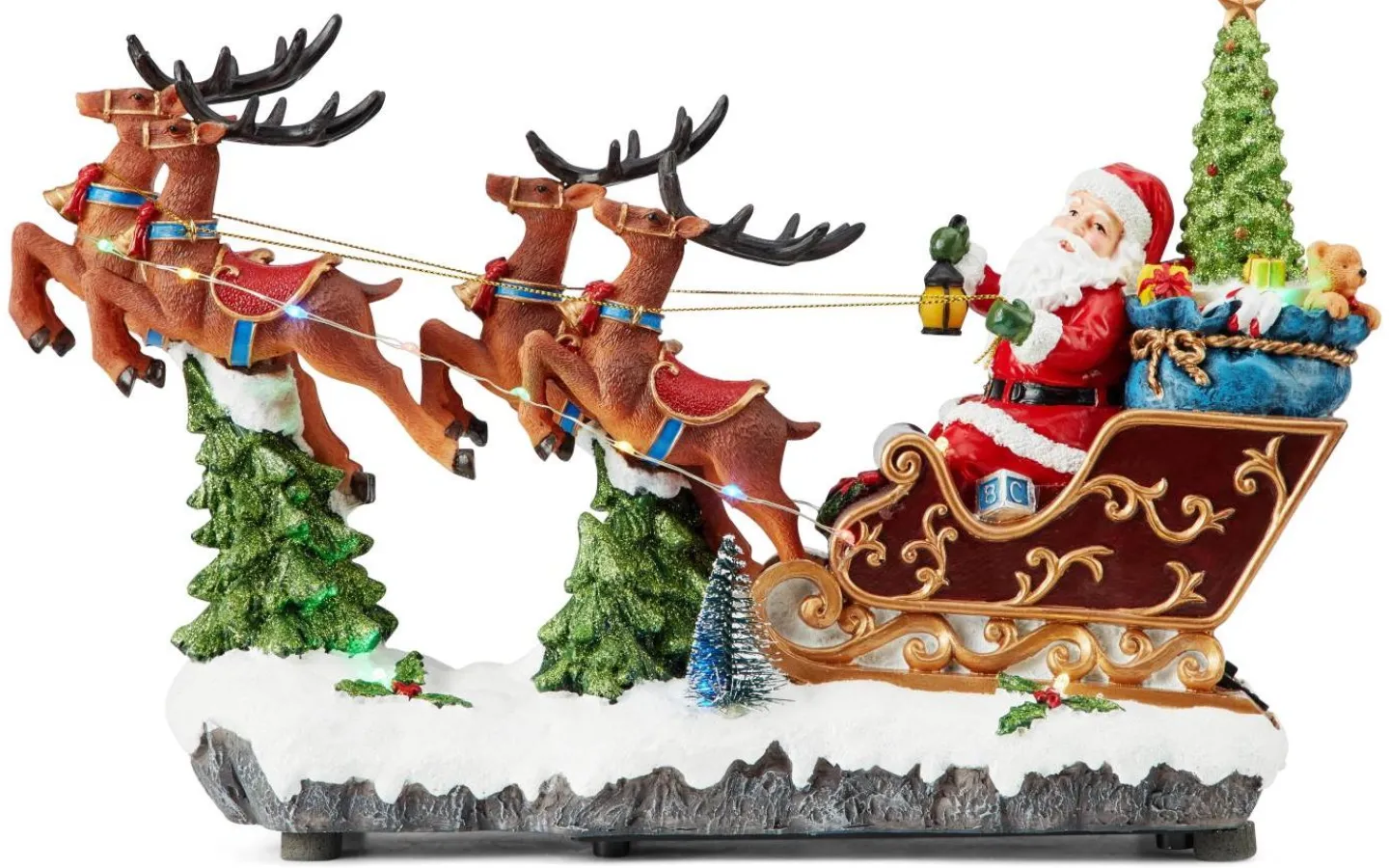 Markslojd Sandå Batteridriven Juldekoration 22cm Tomtesläde* Julbyar Och Figurer