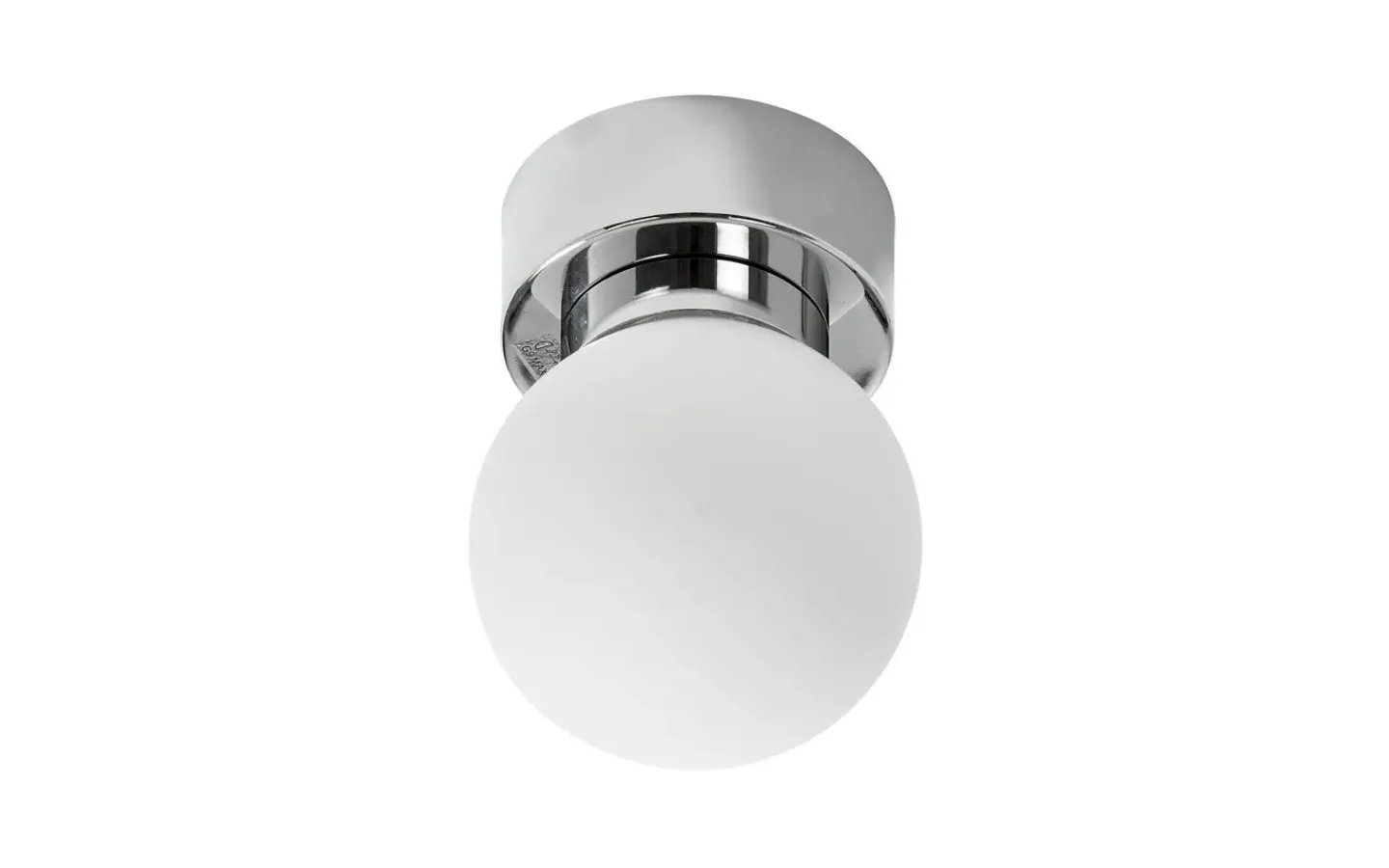 ArmaturHantverk Sandhamn Plafond Ø7cm Krom/Opal IP44* Badrumslampor Tak