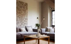 Aneta Sandnes Golvlampa Dubbel 140cm Svart/Krom* Golvläslampor