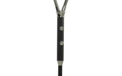 Aneta Sandnes Golvlampa Dubbel 140cm Svart/Krom* Golvläslampor