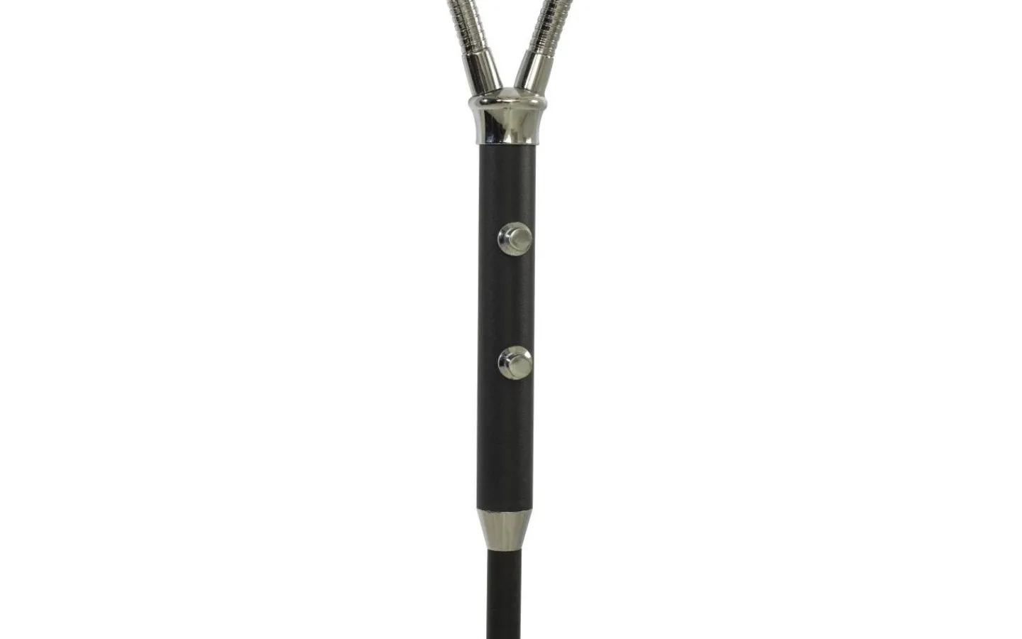 Aneta Sandnes Golvlampa Dubbel 140cm Svart/Krom* Golvläslampor