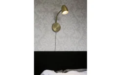 Sovrum|Läslampor<Aneta Sandnes Vägglampa 1L Antik