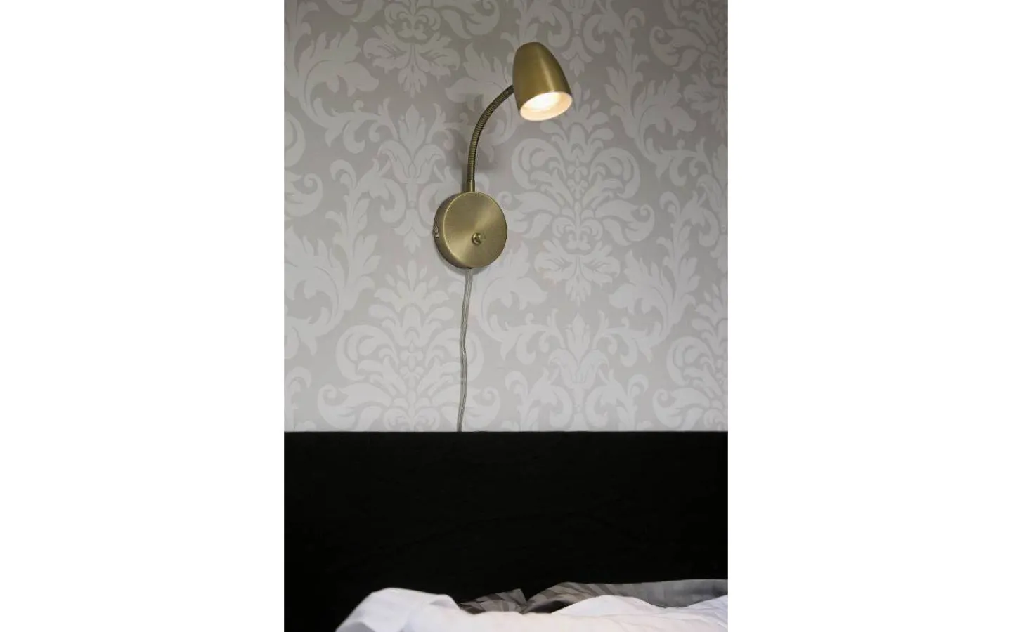 Sovrum|Läslampor<Aneta Sandnes Vägglampa 1L Antik