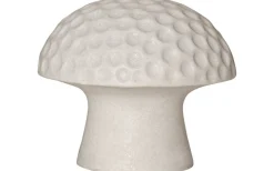 Sandy Solcellsdriven Svamp i Sandstone 16cm Vit