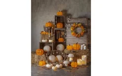 Sandy Solcellsdriven Svamp i Sandstone 16cm Vit