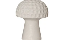 Sandy Solcellsdriven Svamp i Sandstone 24cm Vit