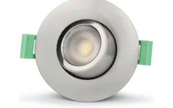 Llitt Sanna 230V Spotlight 3000/4000K 6W Borstad Stål IP65* Infällda Spotlights Utomhus|230V Led Spotlights