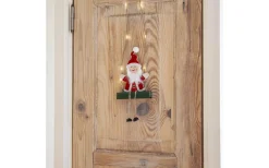 Batteri Julpynt Inomhus<Star Trading Santa Batteridriven Tomte på gunga 50cm Röd