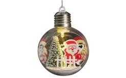 Batteri Julpynt Inomhus|Julpynt Inomhus<Unison Santa Claus Julkulor LED 3-pack