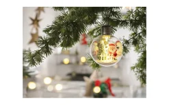 Batteri Julpynt Inomhus|Julpynt Inomhus<Unison Santa Claus Julkulor LED 3-pack