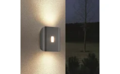 Trio Lighting Santerno Vägglampa LED antracit IP54* Vägglampor Utomhus