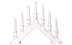 Sara Adventsljusstake Vit 38cm