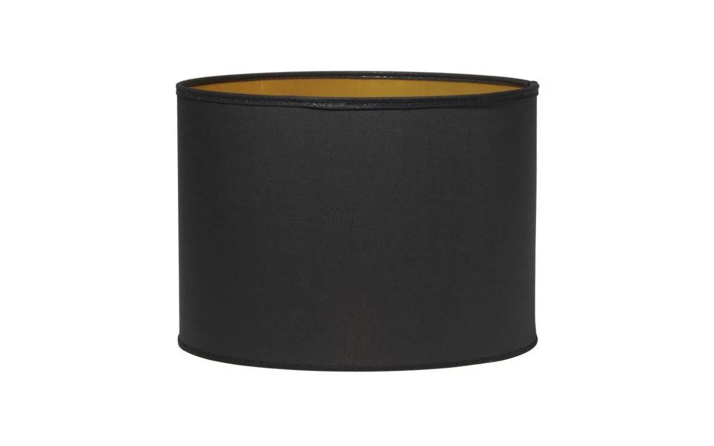 Sara Lampskärm Metallinsida Ø35 Svart/Guld