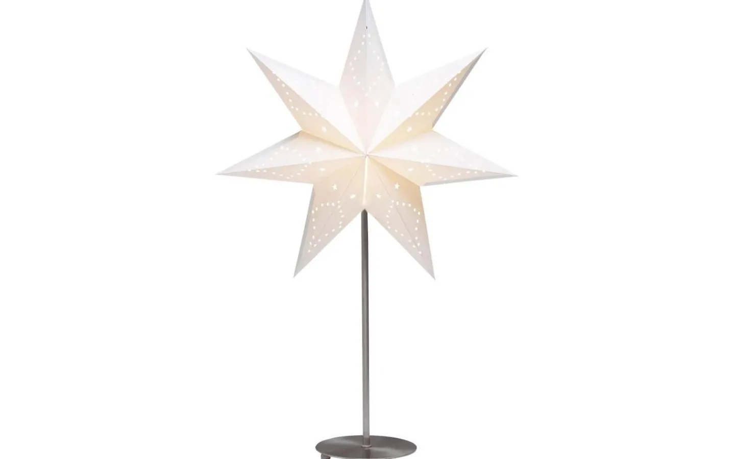 Markslojd Saturnus Bordsstjärna 69cm Vit* Visa Alla Julstjärnor|Julstjärnor På Fot