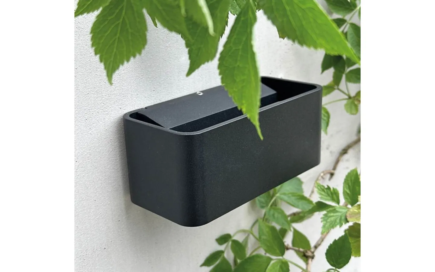 Dyberg Larsen Saturnus Vägglampa 15cm Upp/Nedljus LED 3000K 9W Svart IP54* Upp & Nedljus Lampor