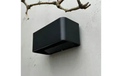 Dyberg Larsen Saturnus Vägglampa 15cm Upp/Nedljus LED 3000K 9W Svart IP54* Upp & Nedljus Lampor