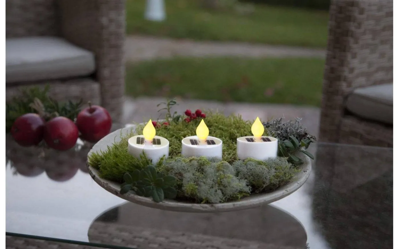 Saul Solcellsdrivna Värmeljus 3-Pack