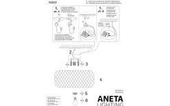 Savanna Plafond 40cm Brun/Svart