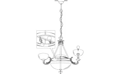 Savoy Takkrona 74cm 3L Brons