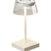 Uppladdningsbara Lampor Utomhus|Uppladdningsbara Lampor Utomhus<Konstsmide Scilla Uppladdningsbar Bordslampa 36cm Vit IP54