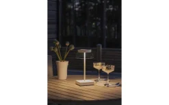 Uppladdningsbara Lampor Utomhus|Uppladdningsbara Lampor Utomhus<Konstsmide Scilla Uppladdningsbar Bordslampa 36cm Vit IP54