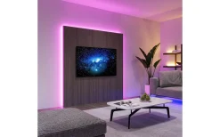 12V Led Slinga<Reality Screen LED-remsa för 51” skärm 3m RGB Komplett Kit USB Svart