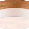 Trio Lighting Seasons Plafond 50cm E27 vit/trä* Plafonder