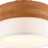 Trio Lighting Seasons Plafond 30cm E14 vit/trä* Plafonder