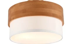 Trio Lighting Seasons Plafond 30cm E14 vit/trä* Plafonder