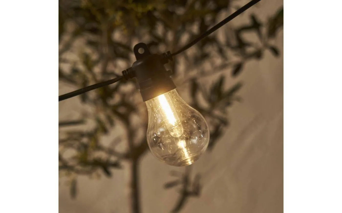 Selecta Ljusslinga 7,2m 10L Svart IP44