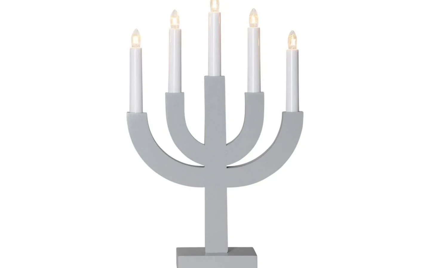 Visa Alla Adventsljusstakar|Adventsljusstakar 31-60 Cm<Star Trading Selma Adventsljusstake Grå 40cm