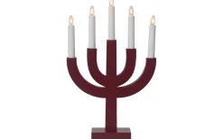 Selma Adventsljusstake Röd 40cm