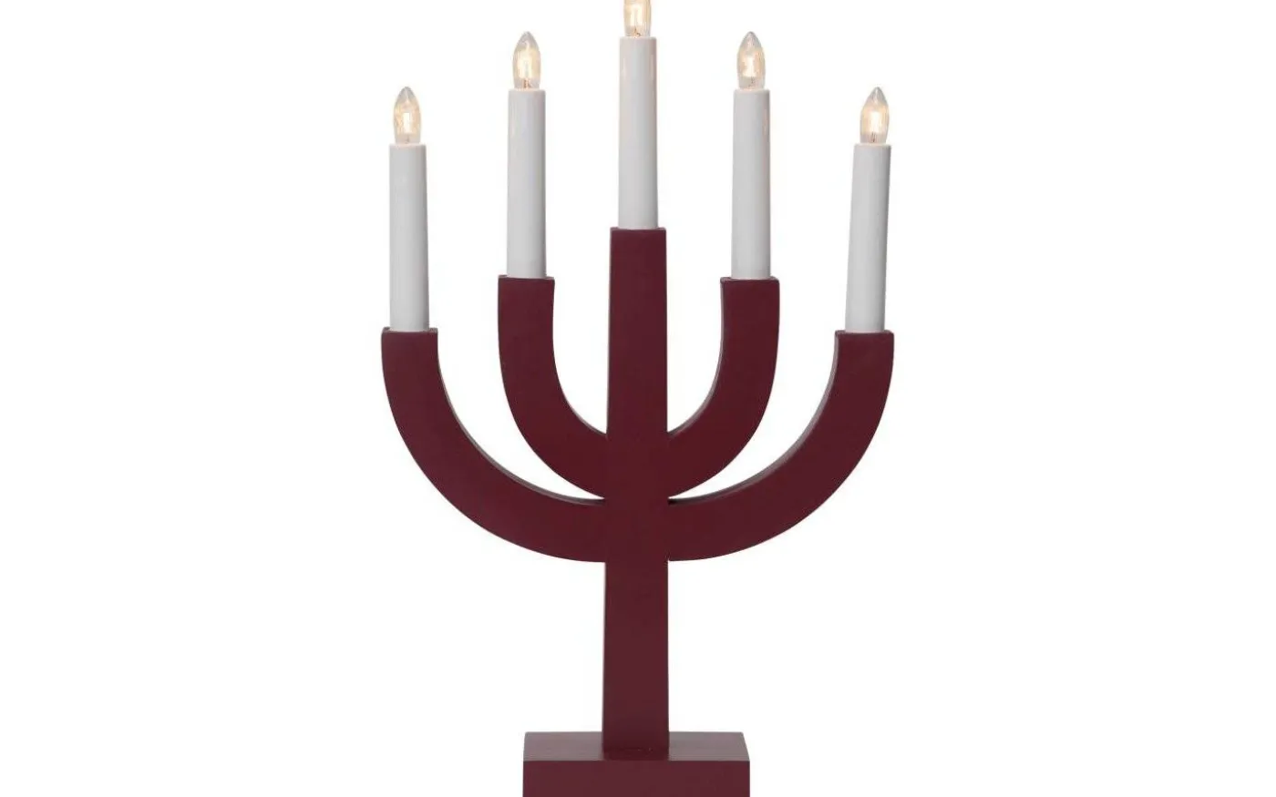 Selma Adventsljusstake Röd 40cm