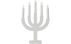 Visa Alla Adventsljusstakar|Adventsljusstakar 31-60 Cm<Star Trading Selma Adventsljusstake Vit 40cm