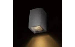 Selma Vägglampa Silvergrå IP54