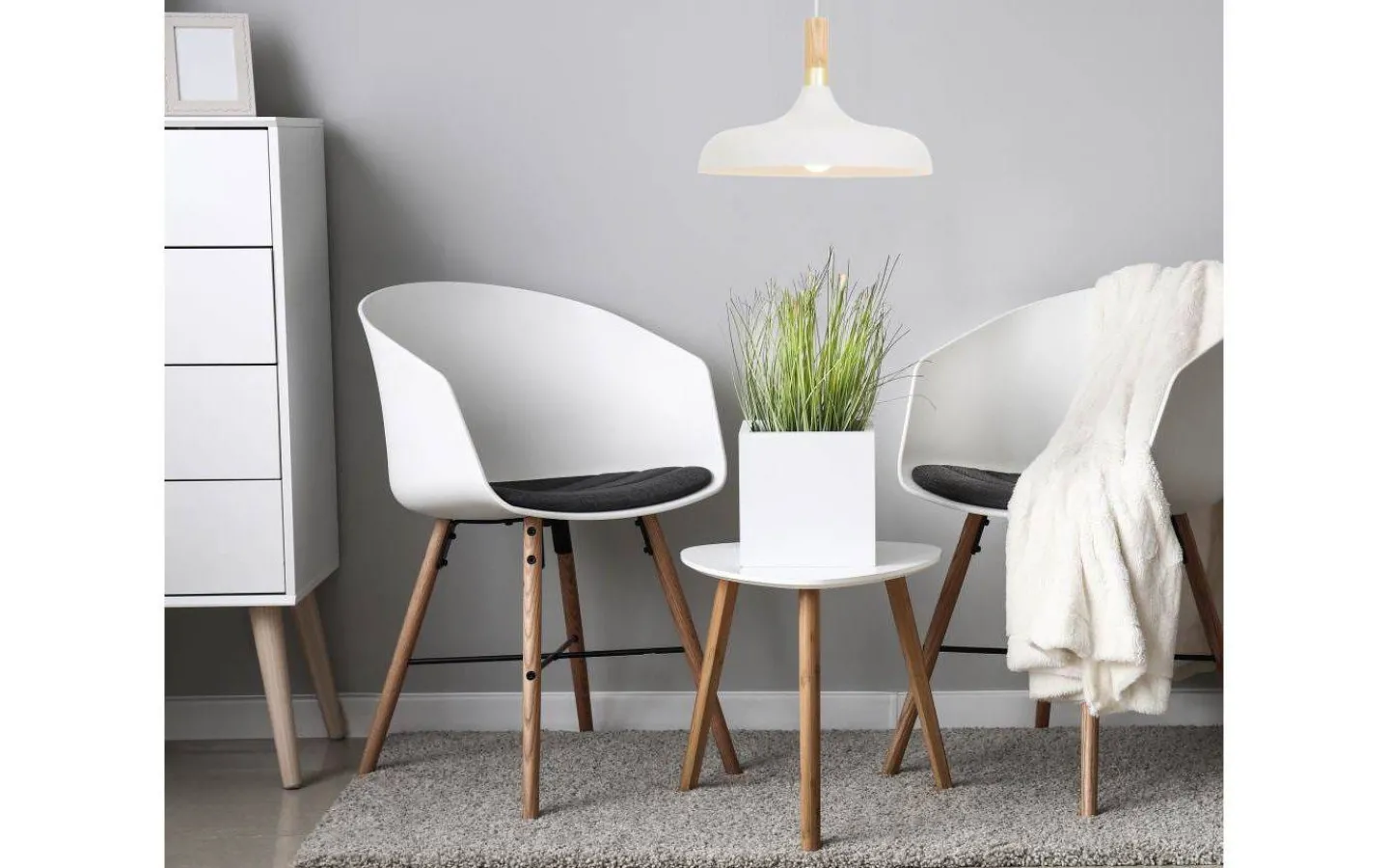 Aneta Sense Taklampa 34cm Vit* Kök & Matplats